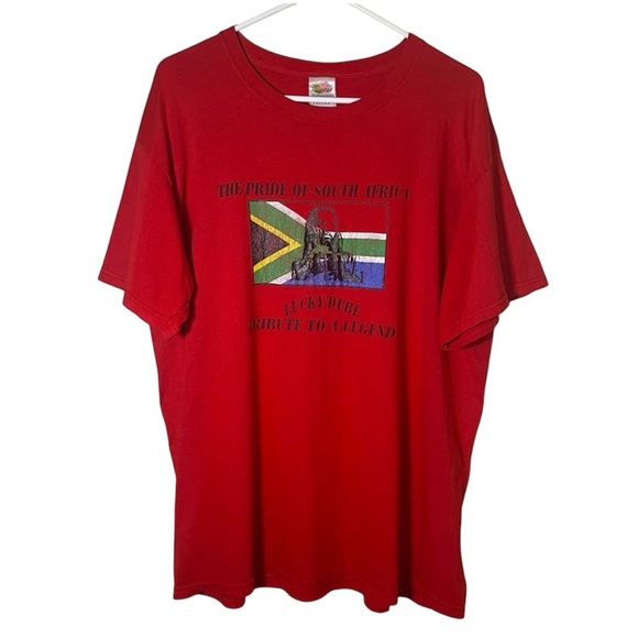 RARE Vintage Y2K Lucky Dube South Africa Tribute Shirt - Picture 1 of 6